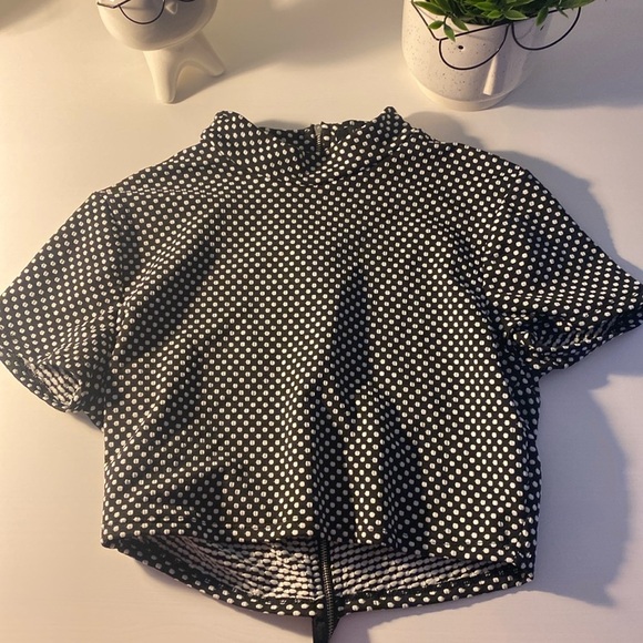 Forever 21 black and white polka dot dress - Picture 1 of 5